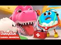 Lihat, Dinosaurus Besarnya Datang! | Petualangan Makanan | Animasi Anak | BabyBus Bahasa Indonesia