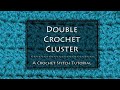 Double Crochet Cluster Tutorial