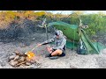 3 days alone australia  bushcraft camping  foraging for food water fire shelter