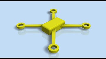 AUTODESK INVENTOR QUADCOPTER MAIN  BODY