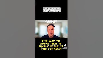 Elon Musk teaches how to solve Fusion energy #shorts
