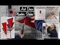 Making a Stained Glass Art Deco Planter Stake - Design 1