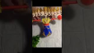 🏹Easy paper craft Ravan for dussehra 🏹#diy #art #craft #paper  #trending #shortfeed #shortsviral