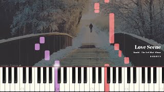 BAEKHYUN 백현 - 'Love Scene' Piano Cover & Tutorial 피아노 커버 & 튜토리얼 by Lunar Piano screenshot 5