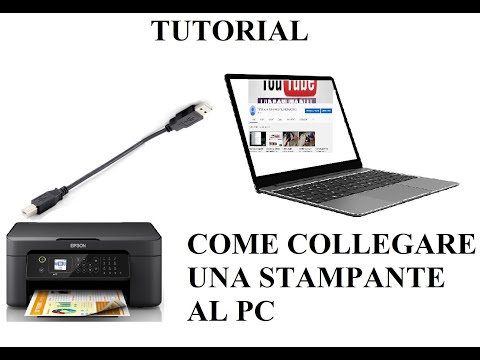 Video: Come Collegare Una Stampante A Un PC