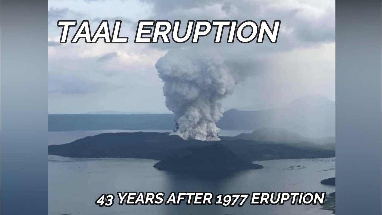 Taal Volcano Phreatic Eruption - YouTube