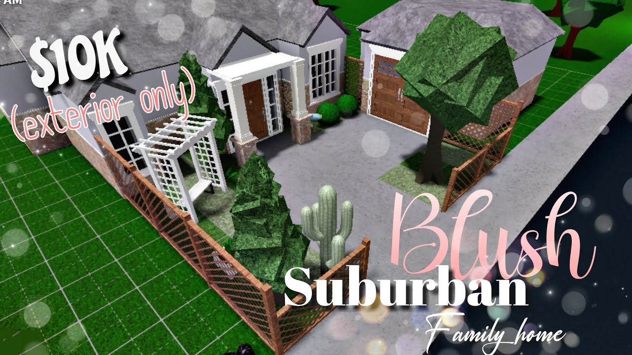 Bloxburg One Story No Game Pass Blush Suburban House Part1 Interior In Description You Bloxburg One Story No Game Pass
