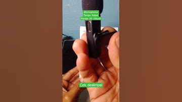 Halo semuanya! Siap untuk merekam suara dan live streaming vlog #microphone #wireless
