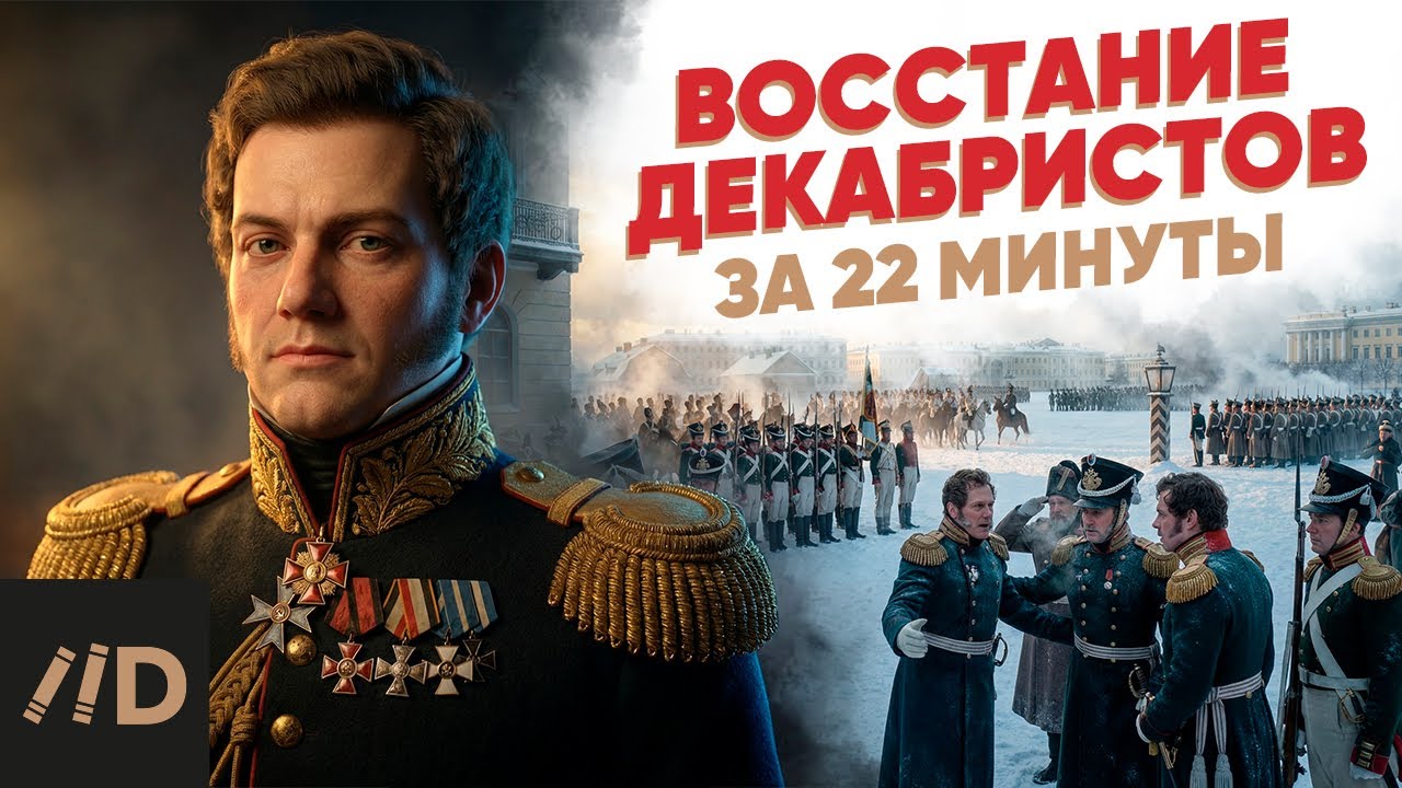 Восстание декабристов за 22 минуты