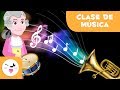 Clase de Música | Aprende las figuras e instrumentos musicales