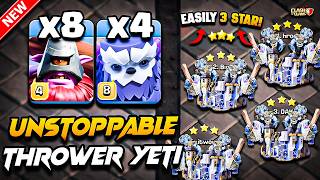 TH18 THROWER Attack With YETI 2026 | Best TH18 Attack Strategy With YETI & THROWER Town Hall 18 COC