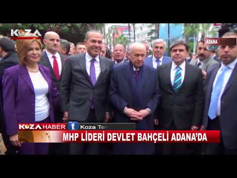 MHP LİDERİ DEVLET BAHÇELİ ADANA'DA