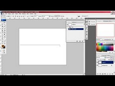 Photoshop Tutorials : How to Draw Straight Lines o...