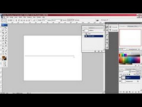 Photoshop Tutorials : How to Draw Straight Lines on ...