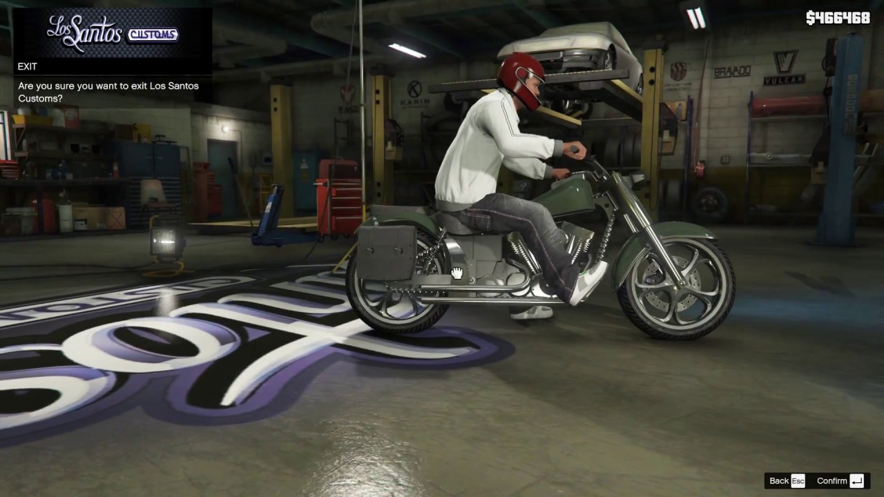 Grand Theft Auto 5 (GTA 5 )PC Franklin's Customized Motorcycle YouTube