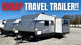 WOW, what a cheap NEW travel trailer! This camper will blow your socks off! Camper Tour