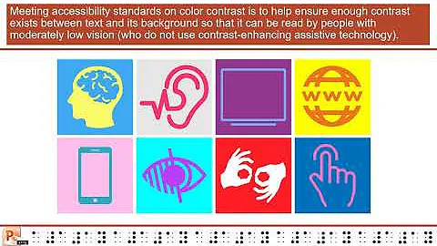 Creating Accessible PowerPoint presentations: Chapter One: Color, Font and Alt Text
