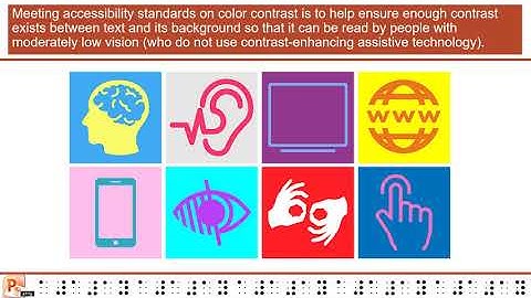 Creating Accessible PowerPoint presentations: Chapter One: Color, Font and Alt Text