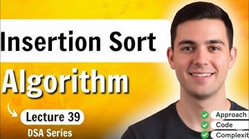 Insertion Sort Algorithm EXPLAINED (Theory, Example & O(n²) Complexity) | Data Structure & Algorithm