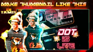 How to make freefire thumbnail / in tamil / only picsart #ff #ffthumbnail screenshot 4