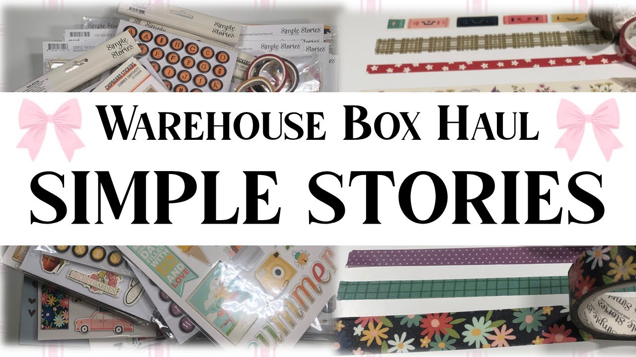 Simple Stories Warehouse Box Sale 2022