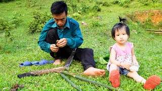 Dwarf Family - Clear Grass To Build A House - Fishing In The Pond At The Farm - Playing The Flute