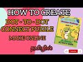 Create &amp; Sell YOUR Own Dot-to-Dot Puzzle Books on Amazon KDP | Easy FREE Tools Tutorial! #amazonkdp