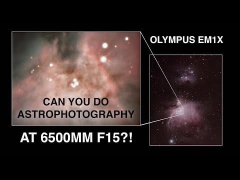 Can the Em1x do Astrophotography with a 6500MM F15 Telescope?