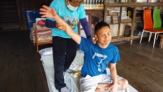 I got Happy THAI MASSAGE in a Traditional Wooden Thai House