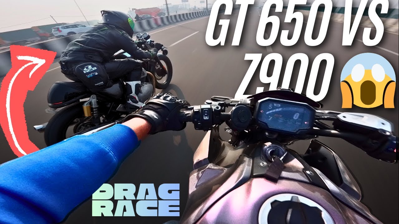 Continental GT 650 vs Z900 😱 | GT 650 WINS? Shocking Results 🔥