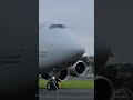 Big wave from the pilot of Cargolux Boeing 747-467F LX-GCL as she taxis to the runway at PIK #shorts