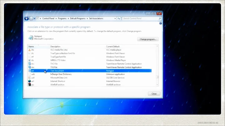 How to Set the Default Programs in Windows 7