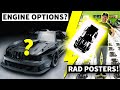 Hoonifox Engine Options + Ken Block Hand Printing Posters inside of Hoonigan Racing!