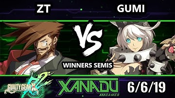 F@X 305 GGXRD2 - zt (Slayer) Vs. GUMI (Elphelt) - Guilty Gear XRD Rev 2 Winners Semis