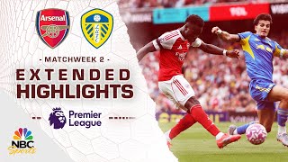 Arsenal v. Leeds United | PREMIER LEAGUE HIGHLIGHTS | 8/23/2025 | NBC Sports