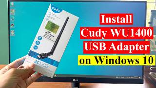 How to Install Cudy AC1300 WiFi Adapter on Windows 10