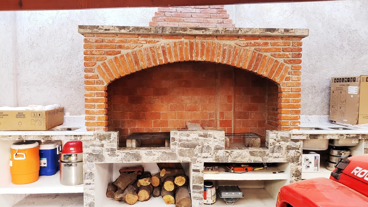 MI COCINA DE LEÑA ASI VA QUEDANDO+ESTUFA Y HORNO QUE LE PONDRÉ 