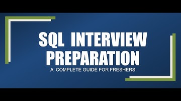 SQL Interview Preparation Part 2  | SQL Interview Series | SQL