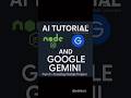 Google Gemini with NodeJS Part 2 #coding #codingshorts #gemini #nodejs #googlegemini