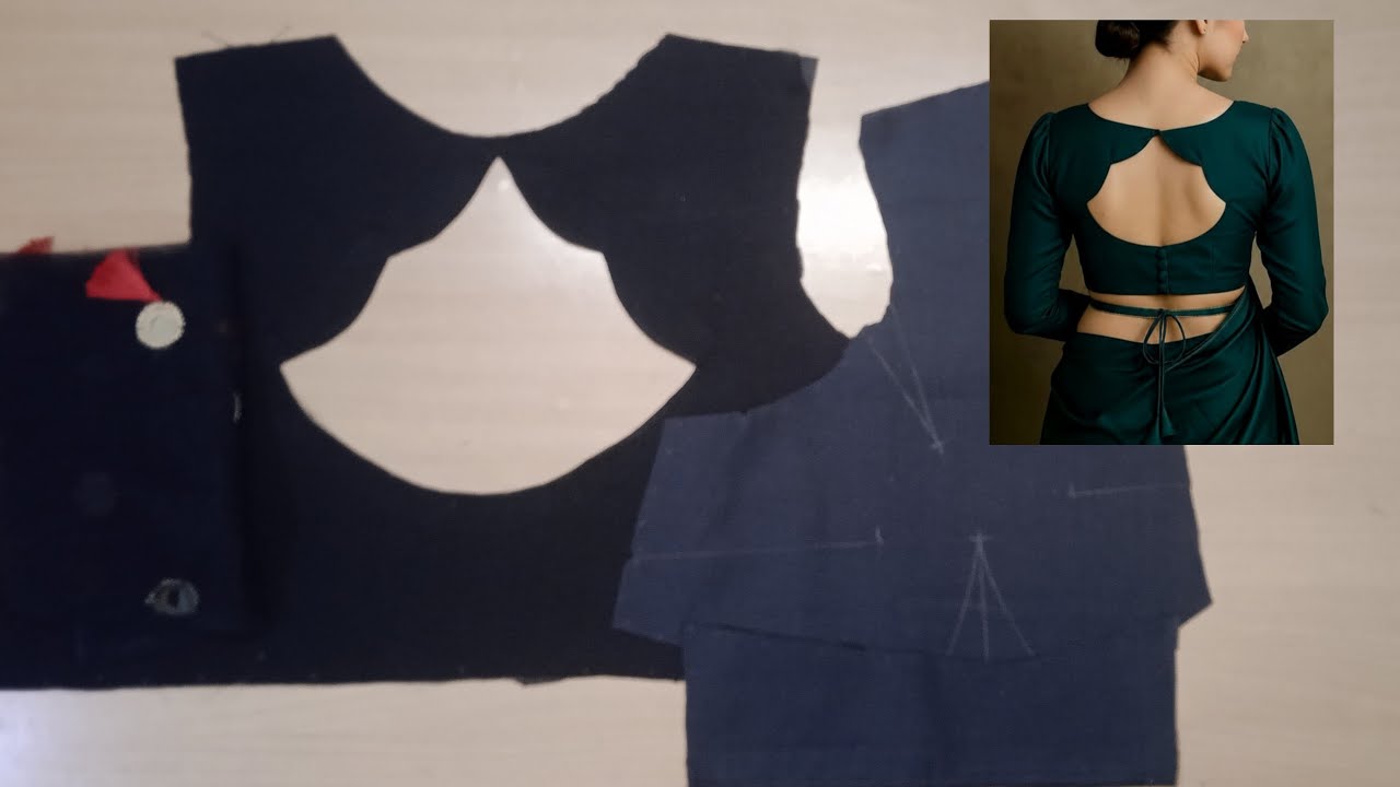 New Back Neck Designer Blouse full stitching tutorial
