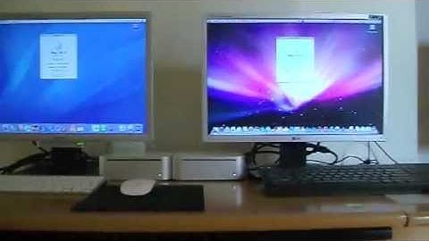 Mac OS X 10.4 Tiger vs Mac OS X 10.5 Leopard on Mac mini G4 1.42GHz 1GB RAM