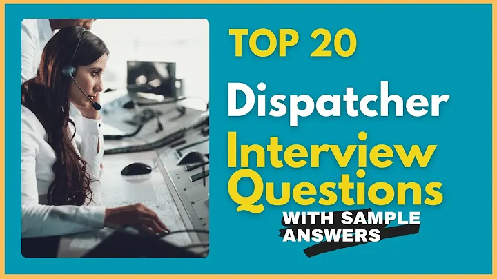 Dispatcher Interview Questions and Answers in 2025