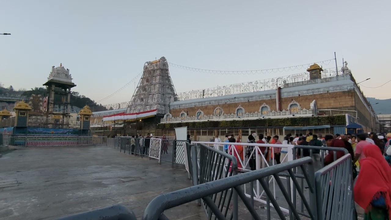 Feel it... Now You're in front of Tirumala Temple in the early morning.. Govinda 🙏