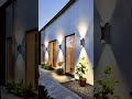 Curved LED Up &amp; Down Outdoor Wall Lights – Modern Waterproof Design