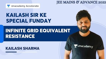 Kailash Sir ke Special Funday - JEE Mains 2022 |Infinite grid equivalent resistance | Kailash Sharma