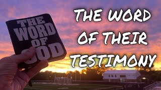 🔥 Brother testifies of what God is doing lately in his life : The Word Of Their Testimony.