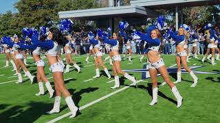 Dallas Cowboys Cheerleaders perform at Miller Lite House pregame 10/30/22 vs Chicago Bears