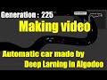 Making Video - AI automatic car race - in Algodoo