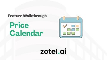 Price Calendar Tutorial