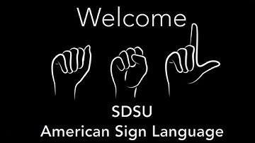 American Sign Language (ASL) at SDSU